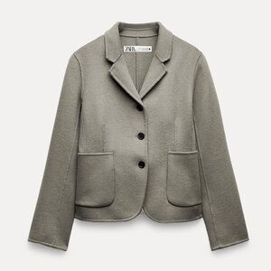 New ZARA Fitted Wool Blazer